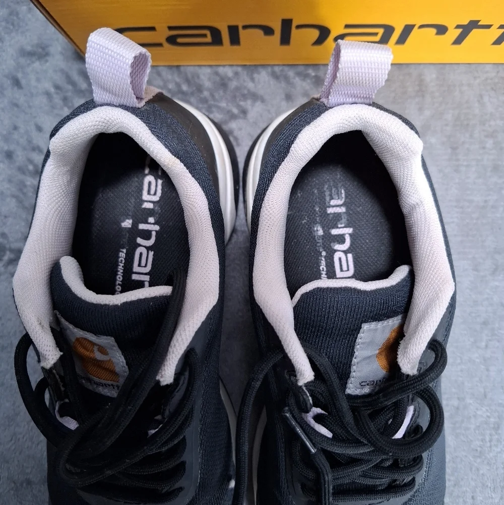 Carhartt Women's Work Shoes Sneakers in Black and Light Pink Safety Toe Size 6 - Picture 7 of 12